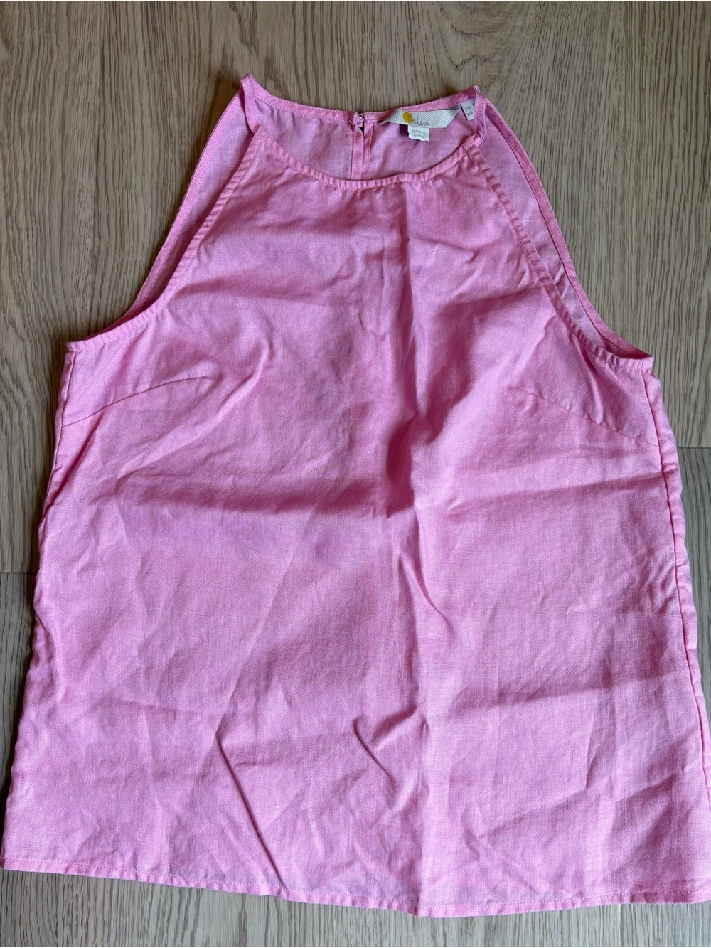 Boden Pink Halter-Style Women’s Tank Top